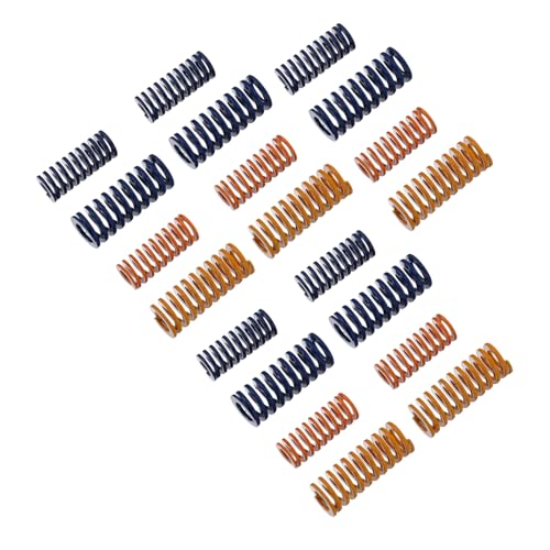 SKISUNO 20 Pcs Steel Mold Spring Sturdy 3d Printer Bed Leveling Spring for Heated Glass Platform