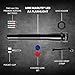 MagLite Mini LED Flashlight - Ultra Bright 127 Lumens, Adjustable Beam, Water-Resistant IPX4, Shock Resistant, 2 Power Modes, includes 2 AA Premium Alkaline Batteries - (Combo Pack, Black)