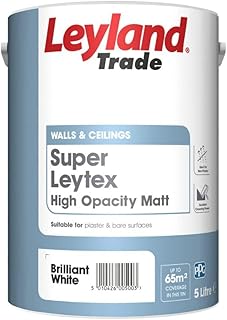 Leyland Trade Matt Emulsion Paint - Brilliant White 5L