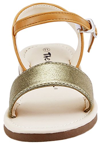 The Doll Maker Open Toe Flat Sandal2