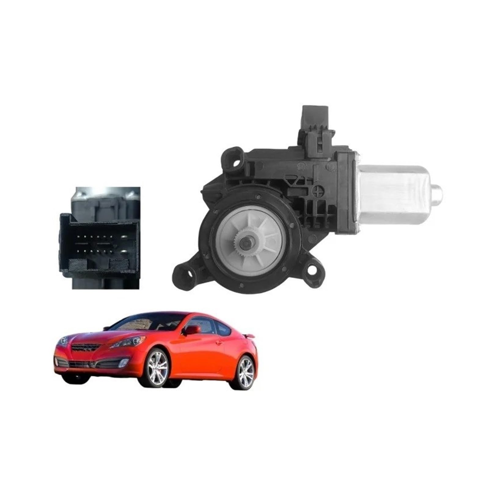 SAMWDK Glass Lifter AUTO Window Motor for KIA for Genesis for Coupe Window Motor 824502M000 824602M000 82450-2M000 82460-2M000 Car Window Regulator(824502M000)