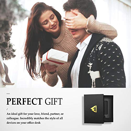 Muradin Black Aluminum Wallet For Id – Metal Card Holder Rfid Wallets – Minimalist Cards Case For Men #TOP5