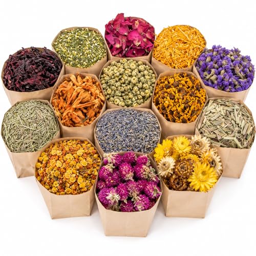 Sukh Dried Herbs Kit &ndash; 14 Bags Bulk Botanicals
