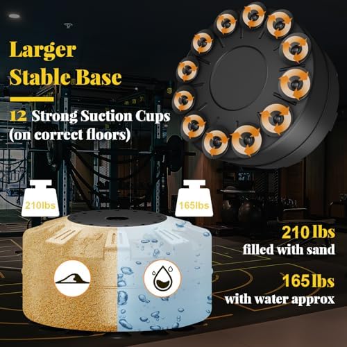 Bild 4 - Boxsack für Erwachsene Freistehender Standboxsack MMA-Boxpartner Boxtrainer Schwergewicht Boxsack mit Saugnapf