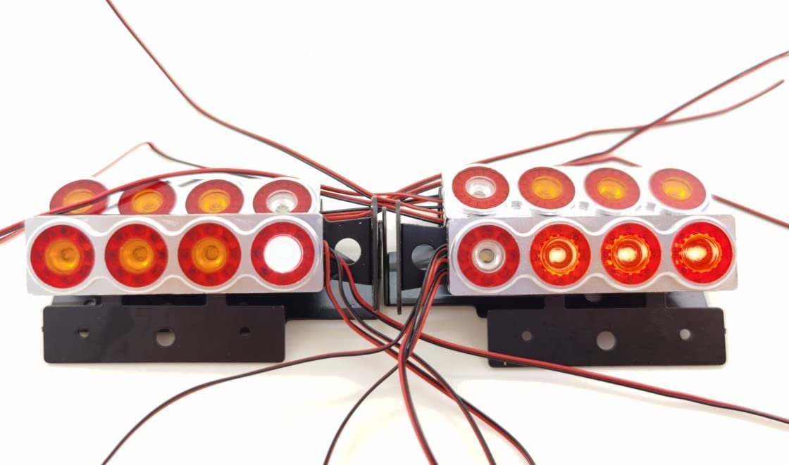 Amazon | ROC 1/14 トラック・トレーラー リア丸型4連テールランプ