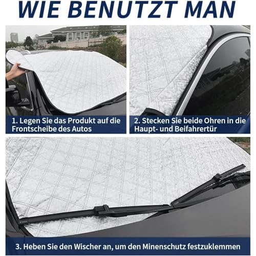 Frontscheibenabdeckung Dorzu Sonnenschutz für Auto