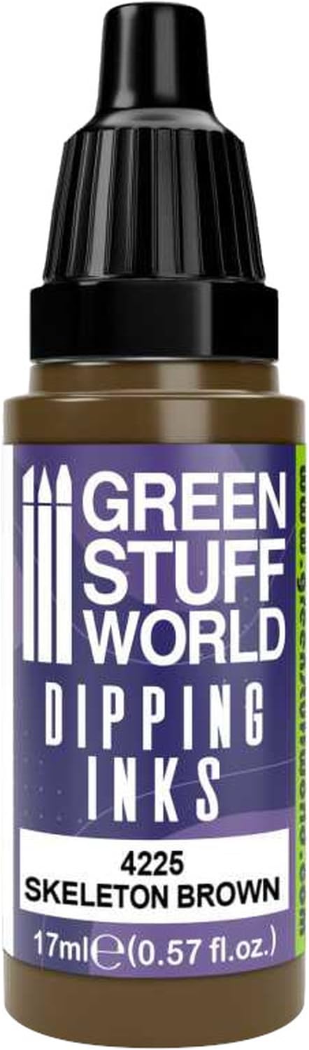 Green Stuff World - 4225 - Dipping ink (Speed Contrast) 17ml - Skeleton Brown