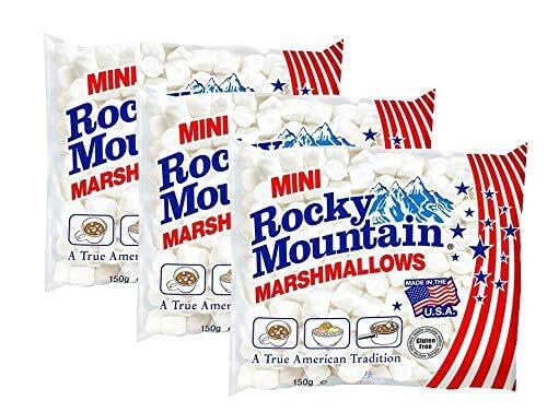 Rocky Mountain Marshmallows Mini – Guimauves américaines – Lot de 3 × 150 g