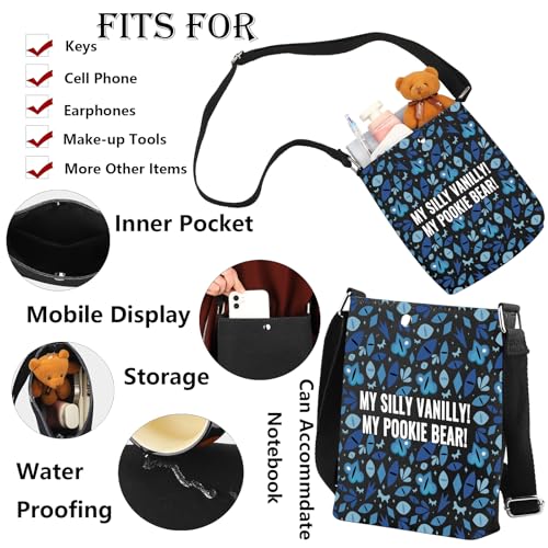 G2TUP Shadow Inspired Crossbody Bag Shadow Lover Gifts My Silly Vanilly My Pookie Bear Game Lover Shoulder Bag3