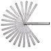 Mitutoyo 184-304S, Thickness Gage/Feeler Gage, 0.05mm to 1mm, 20 Leaves, Straight, 150mm Long Leaves