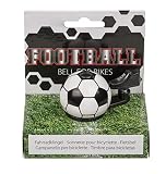 Fahrradklingel Fahrradglocke Fußball mit Fußballschuh, Lenkermontage, lauter Klingelsound, 4x7cm, passend für alle Fahrräder