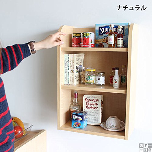 Amazon｜arne 壁掛け棚 シェルフ ラック 飾り棚 壁面収納 完成品