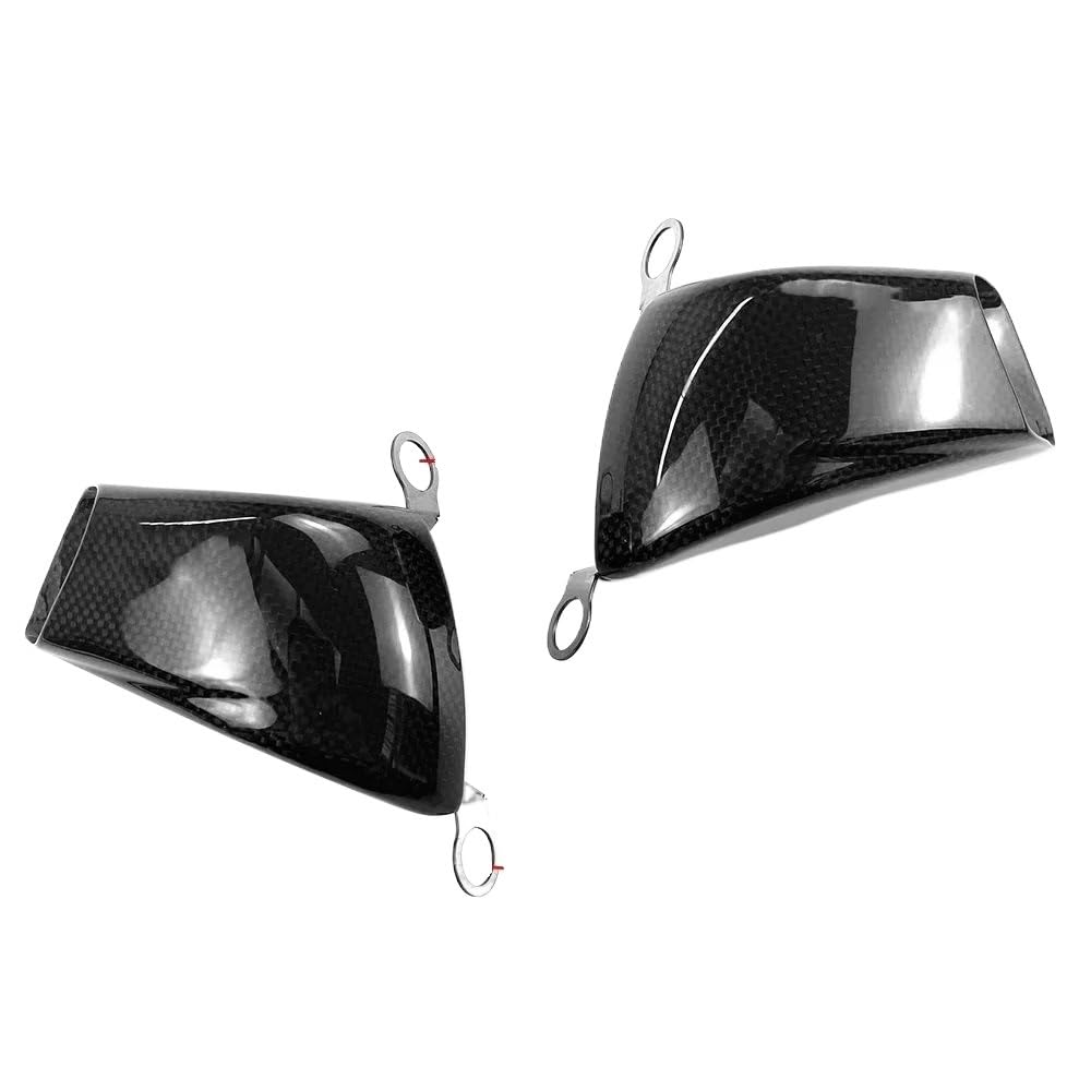 Refrigeración de pinza de freno Pinza delantera de motocicleta de 100 mm y 108 mm, cubierta de radiador, conductos de aire, montaje de refrigeración de frenos, piezas modificadas(Plain Gloss 108MM)
