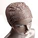 Bella Hair Glueless Wig Caps for Making Wig with Combs and Adjustable Straps Swiss Lace Brown Large Size