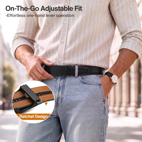 BULLIANT Ratchet Leather Belt