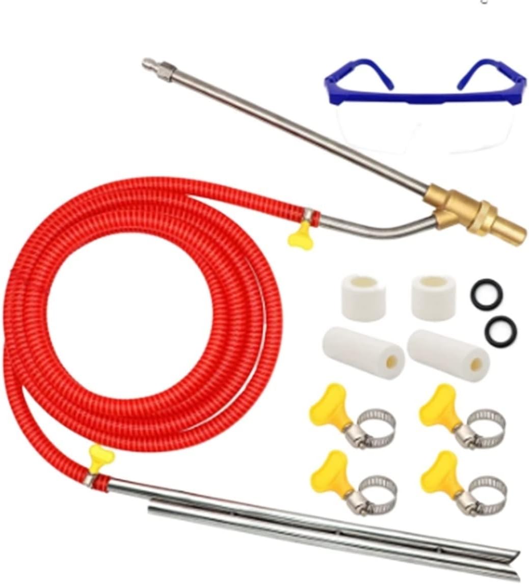 Pressure Washer Sandblasting Kit, Wet Sandblaster Attachment, 5000 PSI, 1/4 Inch
