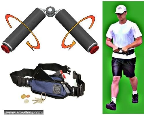ISO Walking" Exercise Device. You Walk, Jog or Run and Exercise Your Upper Body at The Same Time. The Carrying Case is Included!