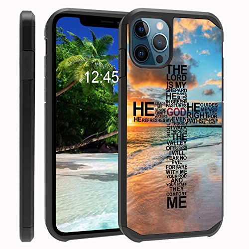 FQTBCEARI for iPhone 14 Pro Max Case, 2 in 1 Hybrid Hard PC & Soft Silicone Heavy Duty Dual Layer Shockproof Full-Body Protection Case for iPhone 14 Pro Max 6.7 inch - God Jesus Christian Cross