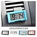 Fit for Digital Clock for Car Dashboard - Large Screen Self-Adhesive Electronic Clock for Trucks and Vehicles(A)