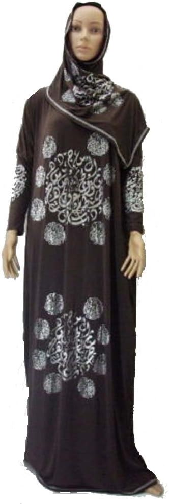Muslim Islamic Galabeya Isdal Kaftan Gilbab Prayers Izdal Abaya Hijab Dress Eid