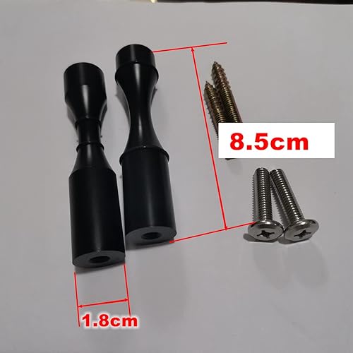 Miniatura 3 de Estante de vino montado en la pared 5 botellas de metal negro mate vino Pins sistema de clavijas de una sola pantalla para botellas de vino