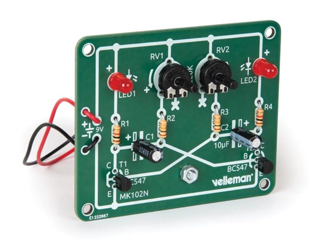 Whadda Kit di saldatura didattico, LED lampeggianti