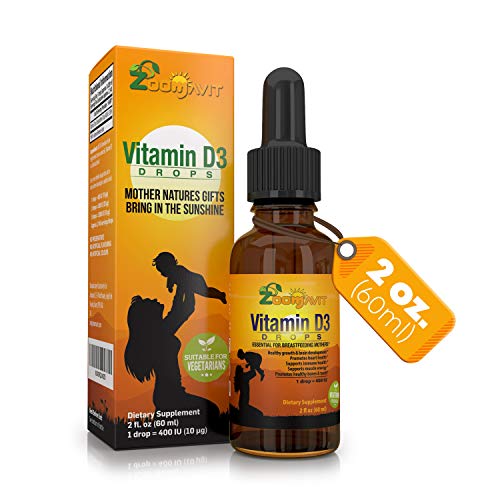 Vitamin D3 Liquid Drops for Infants Liquid Vitamin D for Baby