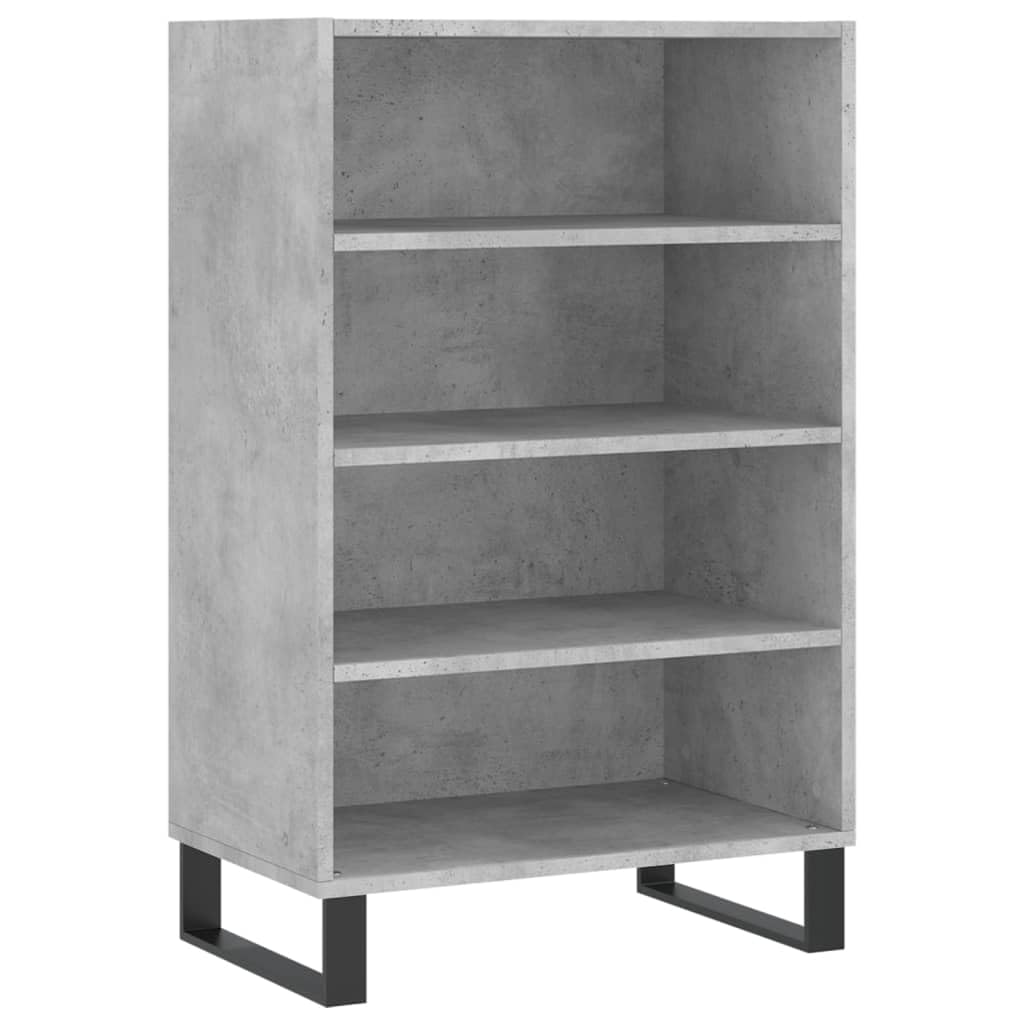 Aparador moderno de madera con patas de metal para comedor u hogar de 57x35x90 cm
