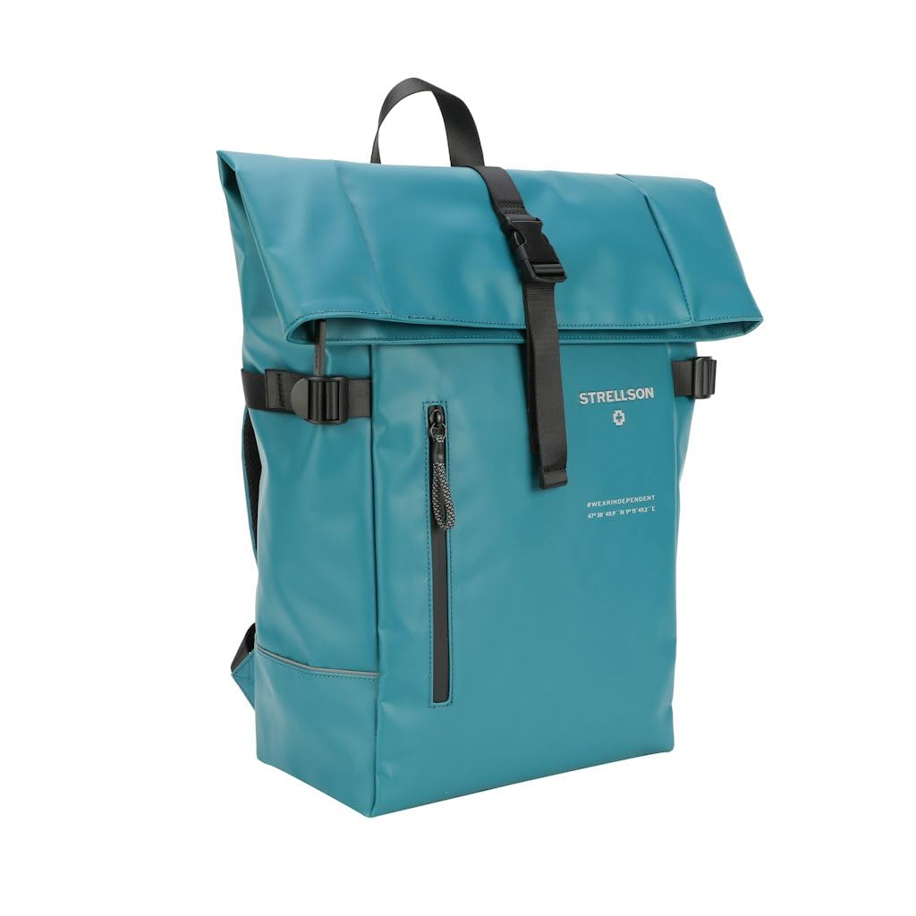 Strellson - eddie stockwell 2.0 Rucksack für Herren in Petrol, Maße 27x42x16 cm