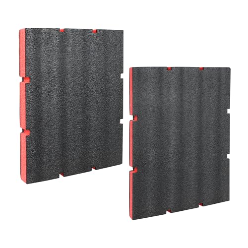 Shinelan 48-22-8452 Packout Foam Tool Organizer Inserts Compatible with Milwau-kee 48-22-8442 and 48-22-84432 Drawer Boxes,2 Pack Black/Red by Shinelan - Image 7