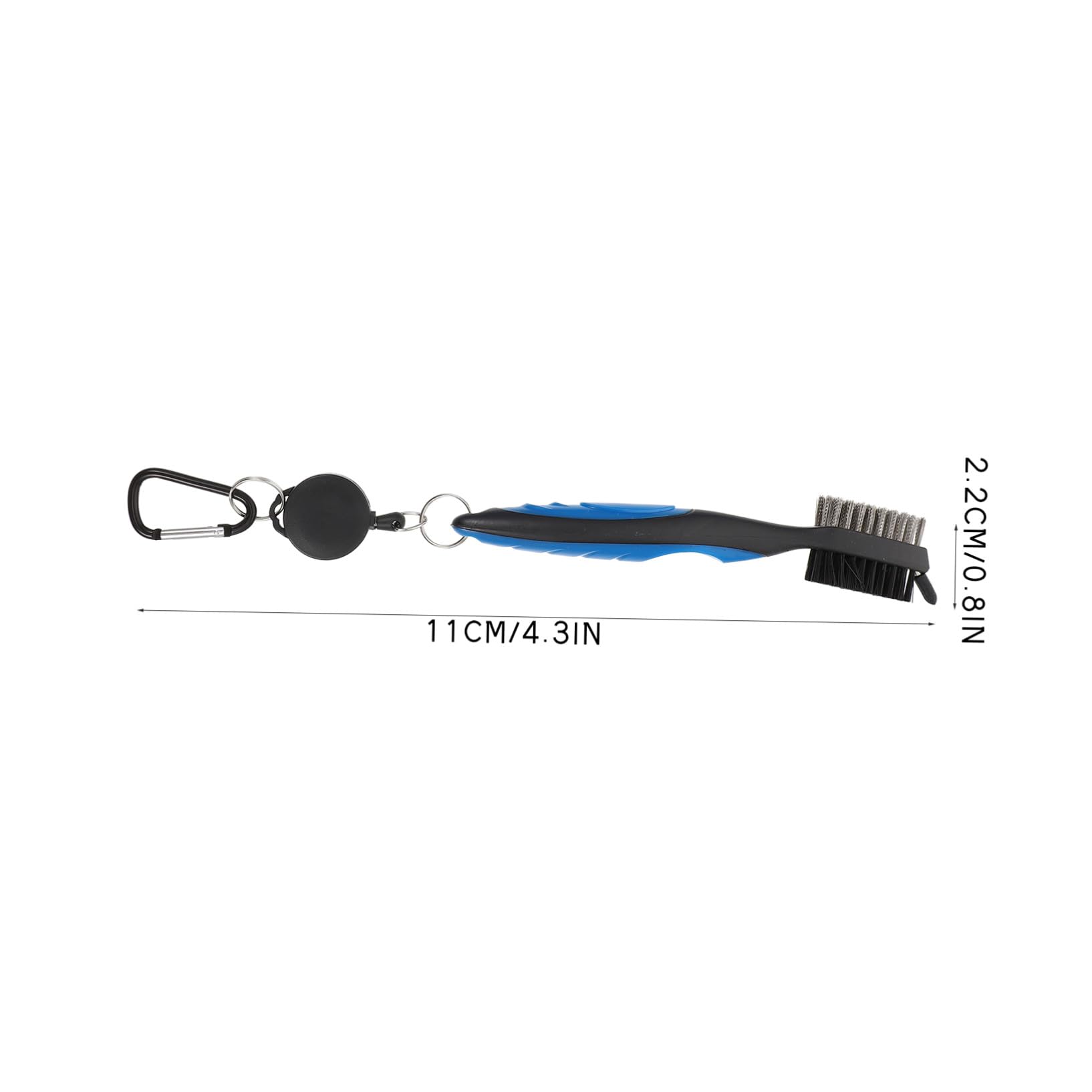 SUPVOX Limpieza De Golf Cepillo De Taza Cepillo De Palo con Gancho Limpiador De Golf Accesorios De Limpieza De Clubes Cepillo De Doble Cara Equipo De Limpieza De Clubes Nylon