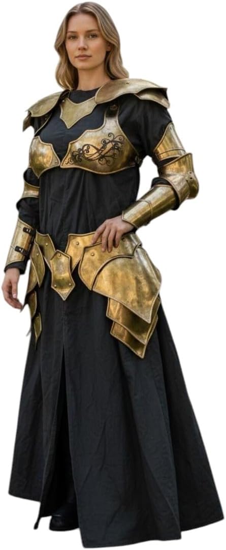 Medieval Armor Queen of The Elven Steel Medieval Lady Armor Suit- Brave Lady Armor- Full Body Female Armor Costume-Female Fantasy Costume for LARP, Cosplay, Reenactment, Halloween & Theme Party