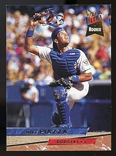 1993 ultra #60 MIKE PIAZZA los angeles dodgers ROOKIE card - Mint Condition Ships in a Brand New Holder