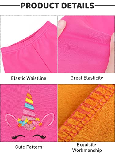 Resinta 1 Pack Girls Winter Warm Leggings Cotton Fleece Lined Leggings Thick Thermal Tights Pants2