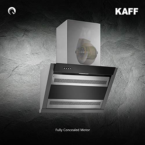 Image of KAFF 60 cm 1150 Nm /h Chimney (KA15, Black, With Installation Kit)