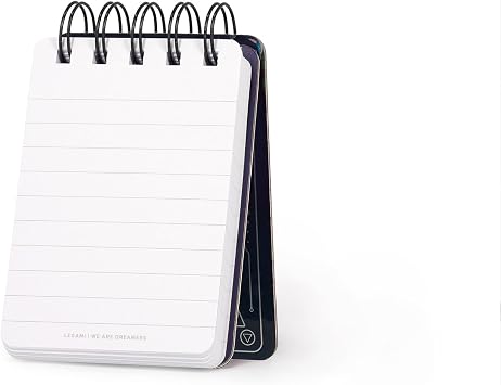 LEGAMI Spiral 8 mm, Moth Theme, Special Edition, Mini Format, FSC Certified Paper, 220 Pages, White Paper 80 g/m2, 7 x 10 cm