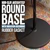 Shure by Gator Round Base Mic Stand with Standard Height-Adjustable Twist Clutch and 10 Base; (SH-RBMICSTAND10)