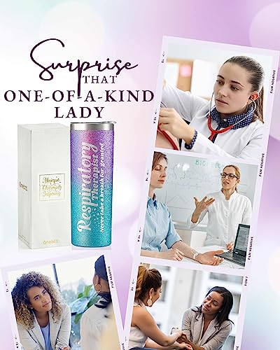Onebttl Respiratory Therapist Gifts for Women, Respiratory Therapy Gifts, Gifts for RT on Respiratory Care Week, Birthday and Christmas, 20 oz Insulated Stainless Steel Tumbler - Granted - Thumbnail 7