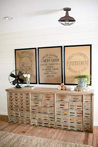 DAYCENT-Rustic-Semi-Flush-Mount-Ceiling-Light-Fixture-Farmhouse-Hallway-Lighting-Metal-Barn-Light-Fixtures-Industrial-Wire-Caged-Flush-Mount-Light-Rust-Finish-for-Foyer-Kitchen-Garage-1-Light DAYCENT Rustic Semi Flush Mount Ceiling Light Fixture Farmhouse Hallway Lighting Metal Barn Light Fixtures Industrial Wire Caged Flush Mount Light Rust Finish for Foyer Kitchen Garage 1 Light