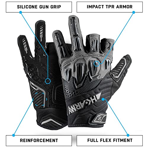image for HK Army Hardline Armored Glove -Slate - Medium