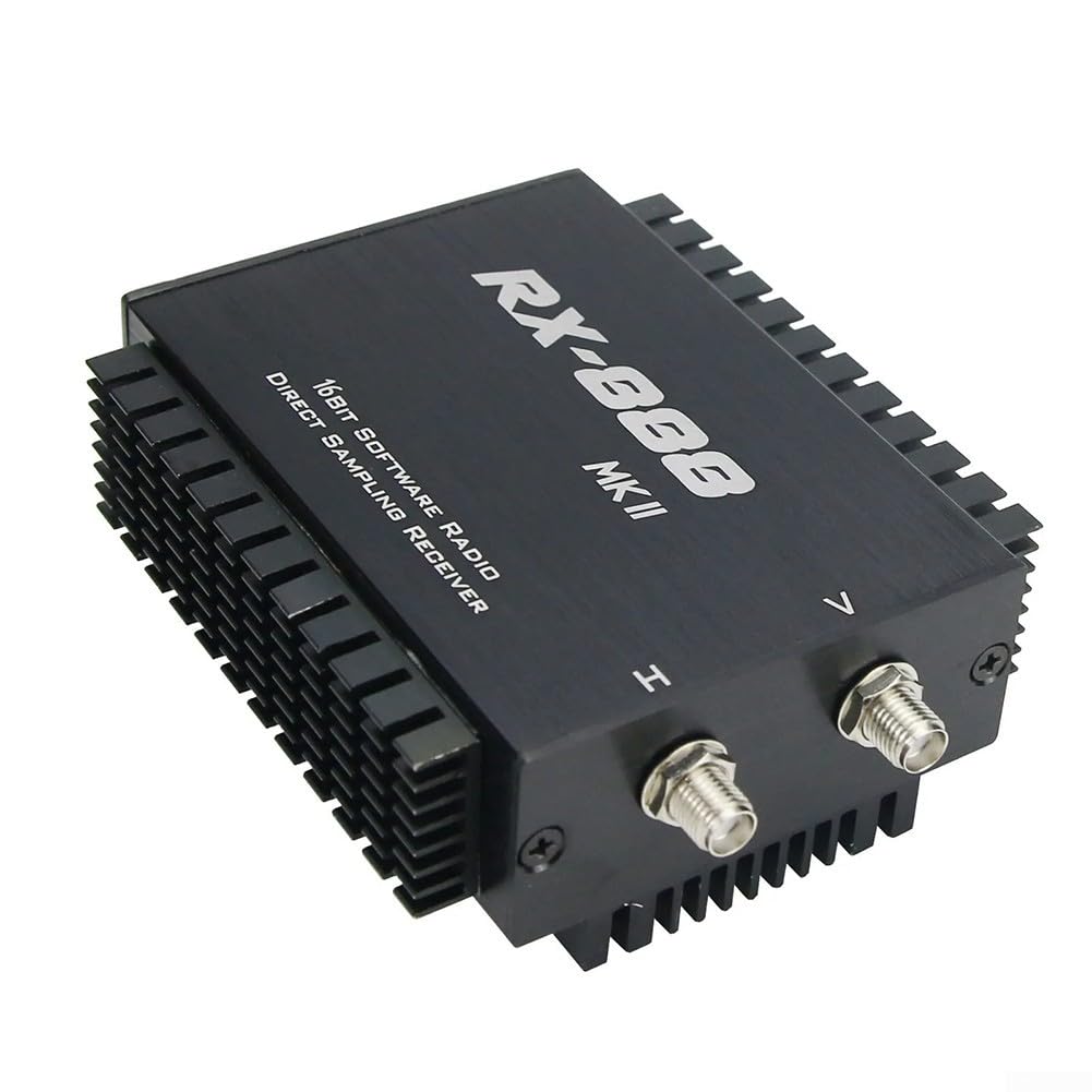 RX-888 MKII Funkempfänger Amateurfunkempfänger LTC2208 16-Bit ADC R828D sorgt für mehr dynamische Reichweite und Signalempfang