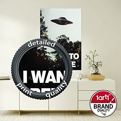 1art1 X Files Poster I Want To Believe Affisch Print Plakkaat 91x61 cm - Afbeelding 5