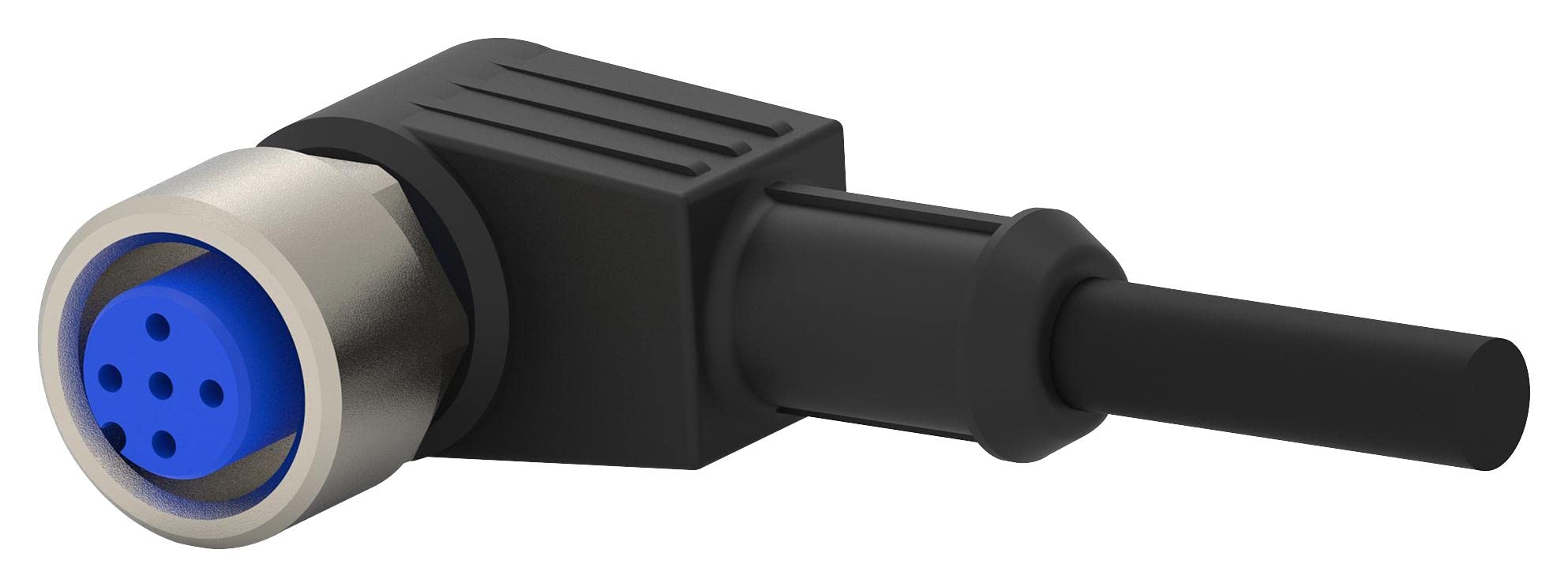 Connecteur M12 x 1.0 coudé PIGT Shield A lot de 5 pièces