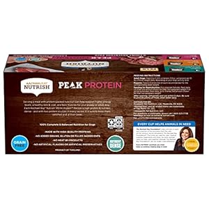 Rachael Ray Nutrish PEAK Pure Moist Canine Meals with Added Nutritional vitamins, Minerals & Different Vitamins, Journey Pack Selection, 3.5 Ounce Tub (Pack of 18), Grain Free, Excessive Protein