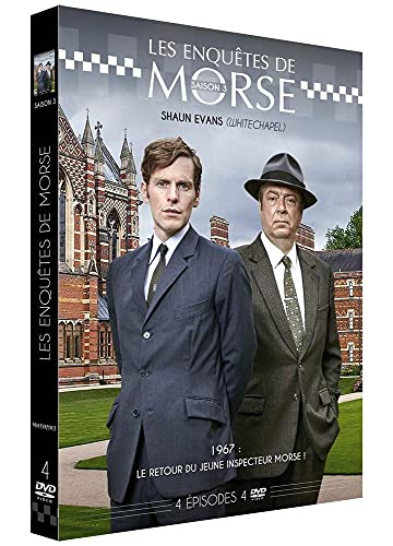 Revive Les Enquêtes de Morse Temporada 3 con el pack de 4 DVD ideal para maratones de fin de semana 2