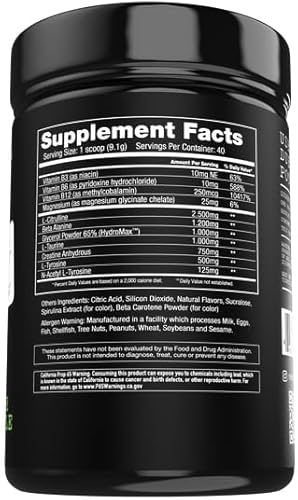 Miniatura 3 de Project #1 AMP-NOX Polvo de antes y después del entrenamiento para aumentar la concentración y la bomba  Bebida proteica energizante para