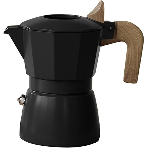 ARTISOUL? Moka Pots Aluminum Fashion 100Ml Home Use Coffee Pot Top Espresso Maker Black | Kitchen, Dining & Bar | Small Kitchen Appliances | Coffee & Tea Makers | Percolators & Moka Pots