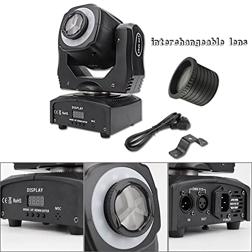 Stage Lights Moving Head Lights Head Lights For Head 3-Beam Light 24 Gobo Stage Lighting Sound Activated Dmx 512 For Disco, Club, Party, Stage Lighting Fixtures #TOP4