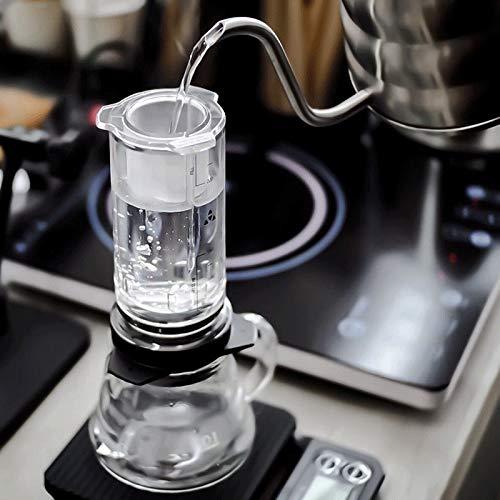 Yousiju Kaffeepresse Kaffeemaschine Hand Tropf Kaffeekanne Reisebegleiter für Kaffeebrühhand tragbare Kaffeemaschine… – Bild 3
