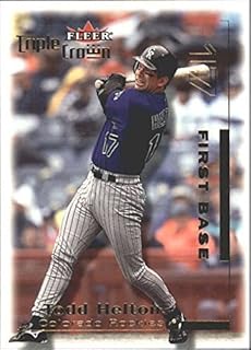 2001 Fleer Triple Crown #8 Todd Helton MLB Baseball Trading Card